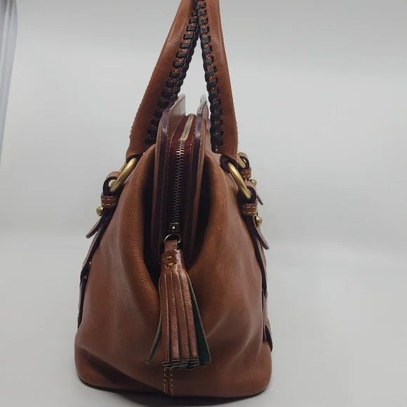 Dooney and Bourke Mitchell Handbag, Whiskey Leather, pre-owned - Picture 6 of 13